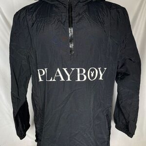 Playboy x PacSun Black Anorak Windbreaker Jacket Medium